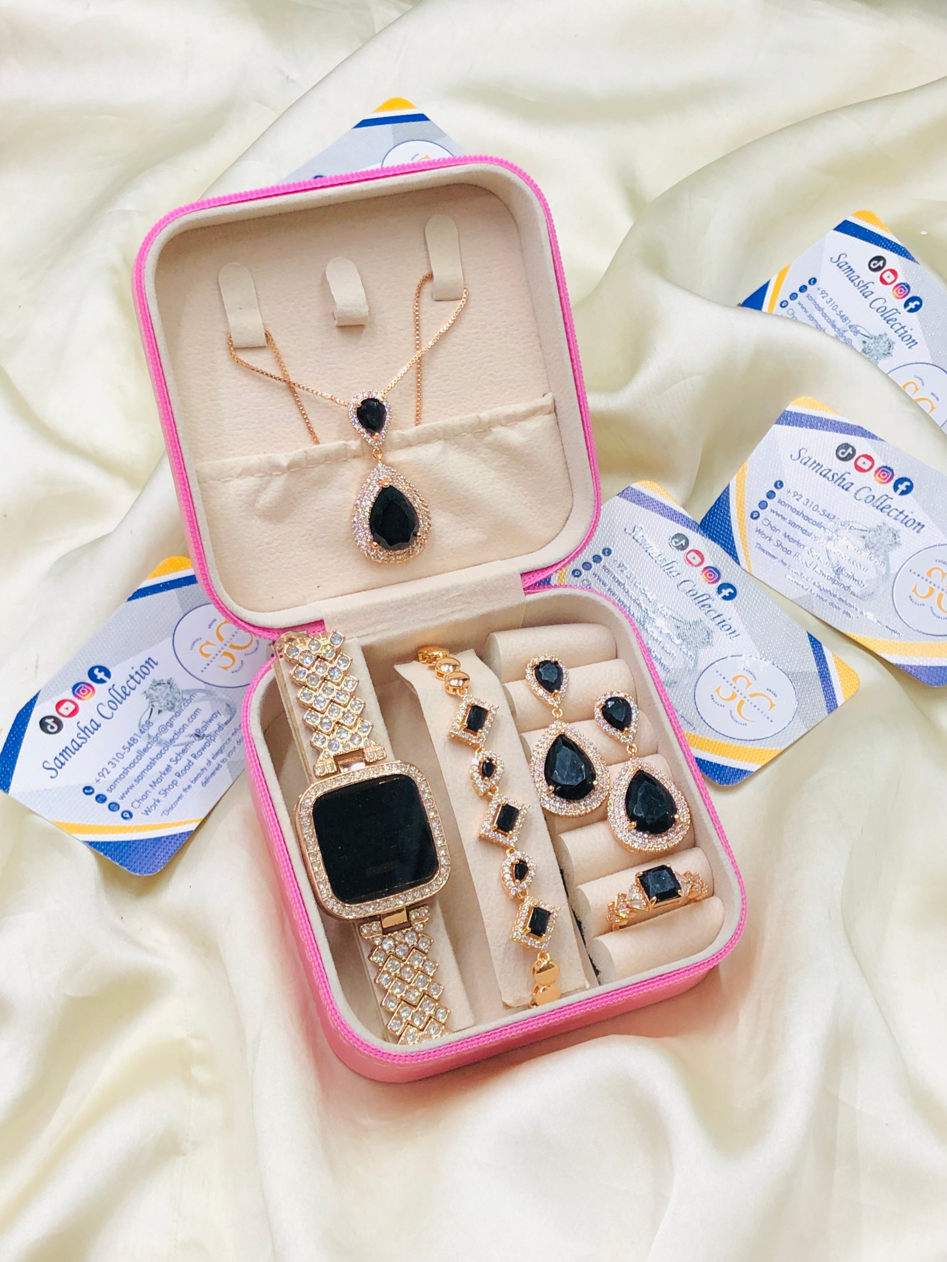 Jewellery and Watch Deal Box With Jewellery Organizer Box