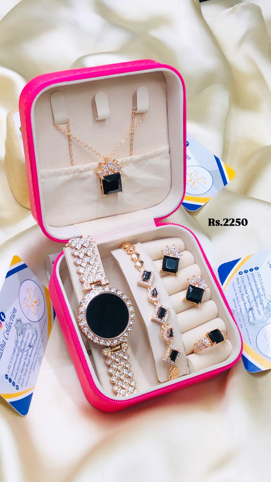 Jewellery and Watch Deal Box With Jewellery Organizer Box