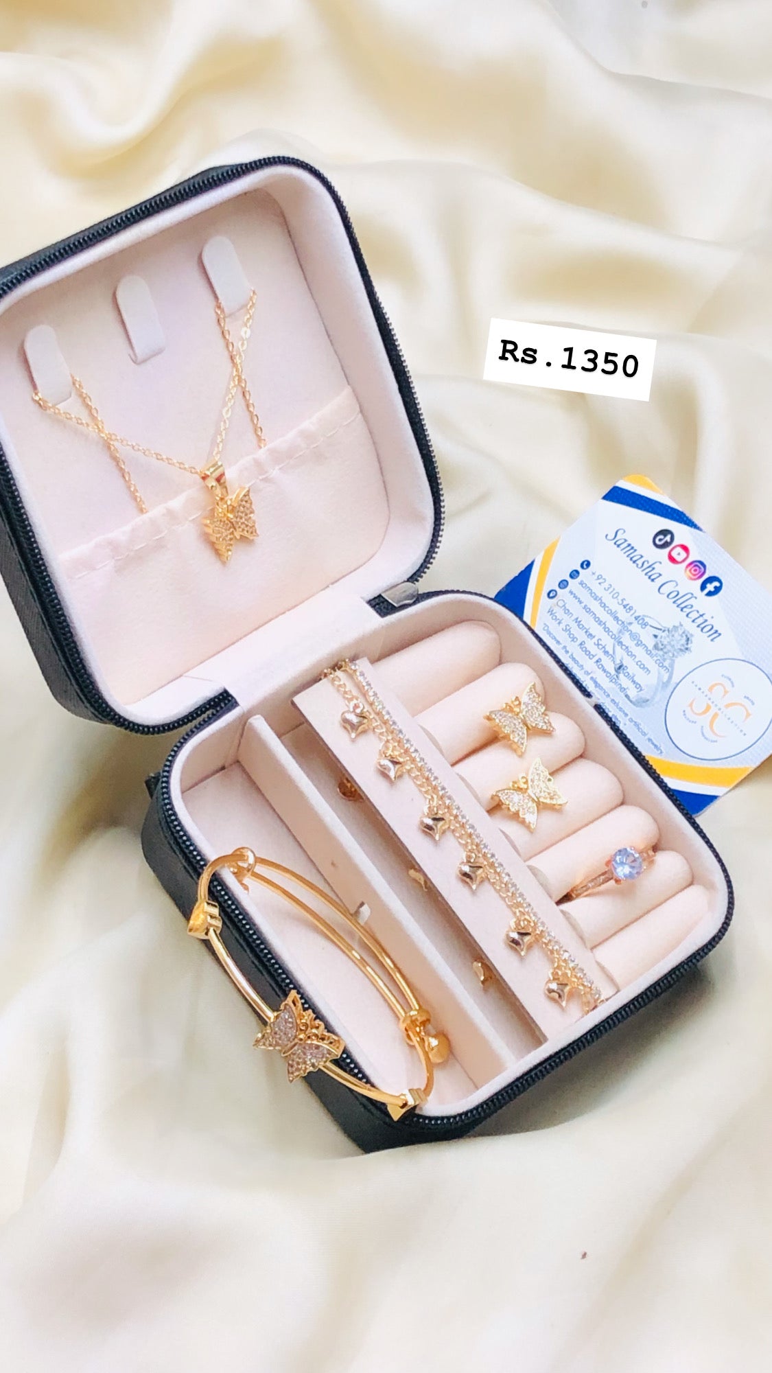 Butterfly Gold Set Gift Box