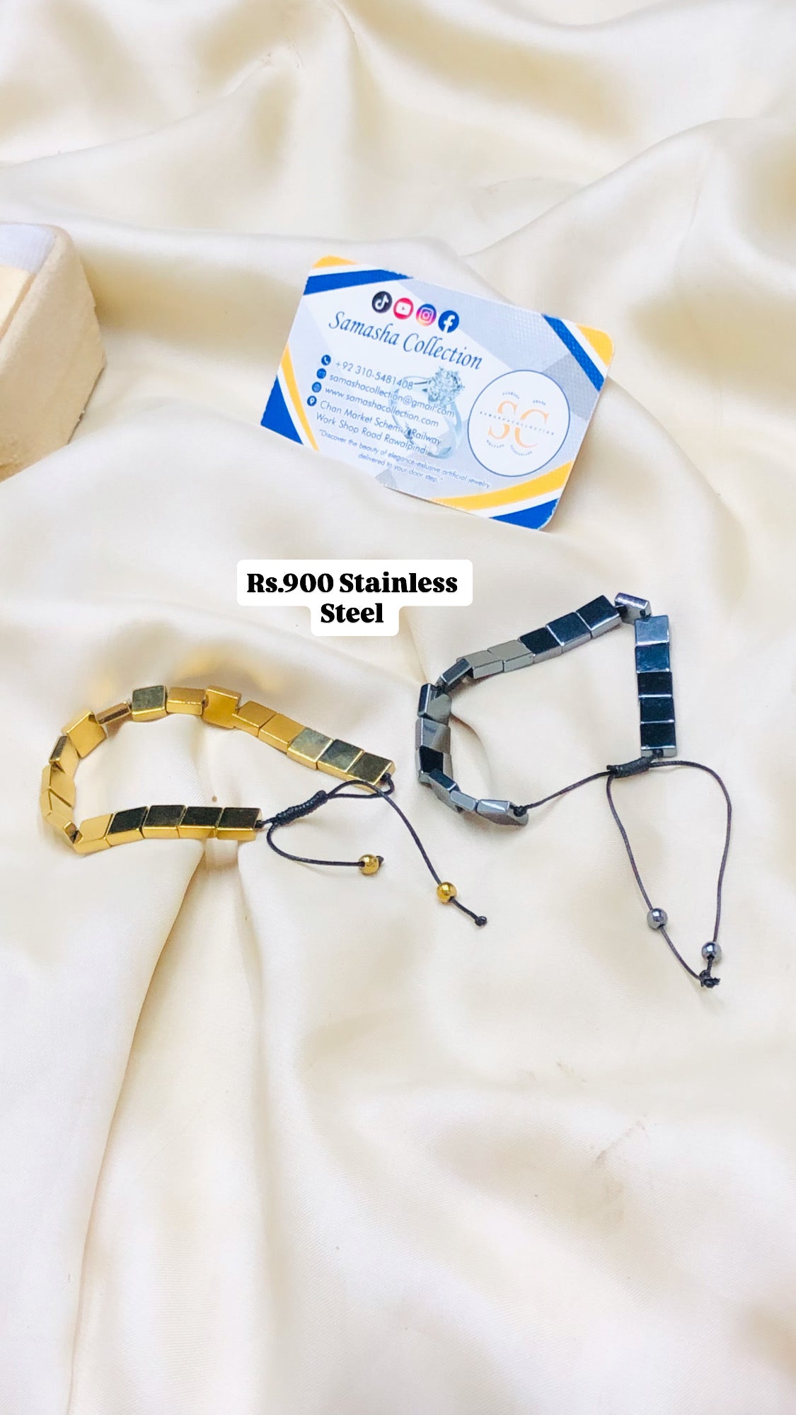 Stainless Steel Couple Bracelets