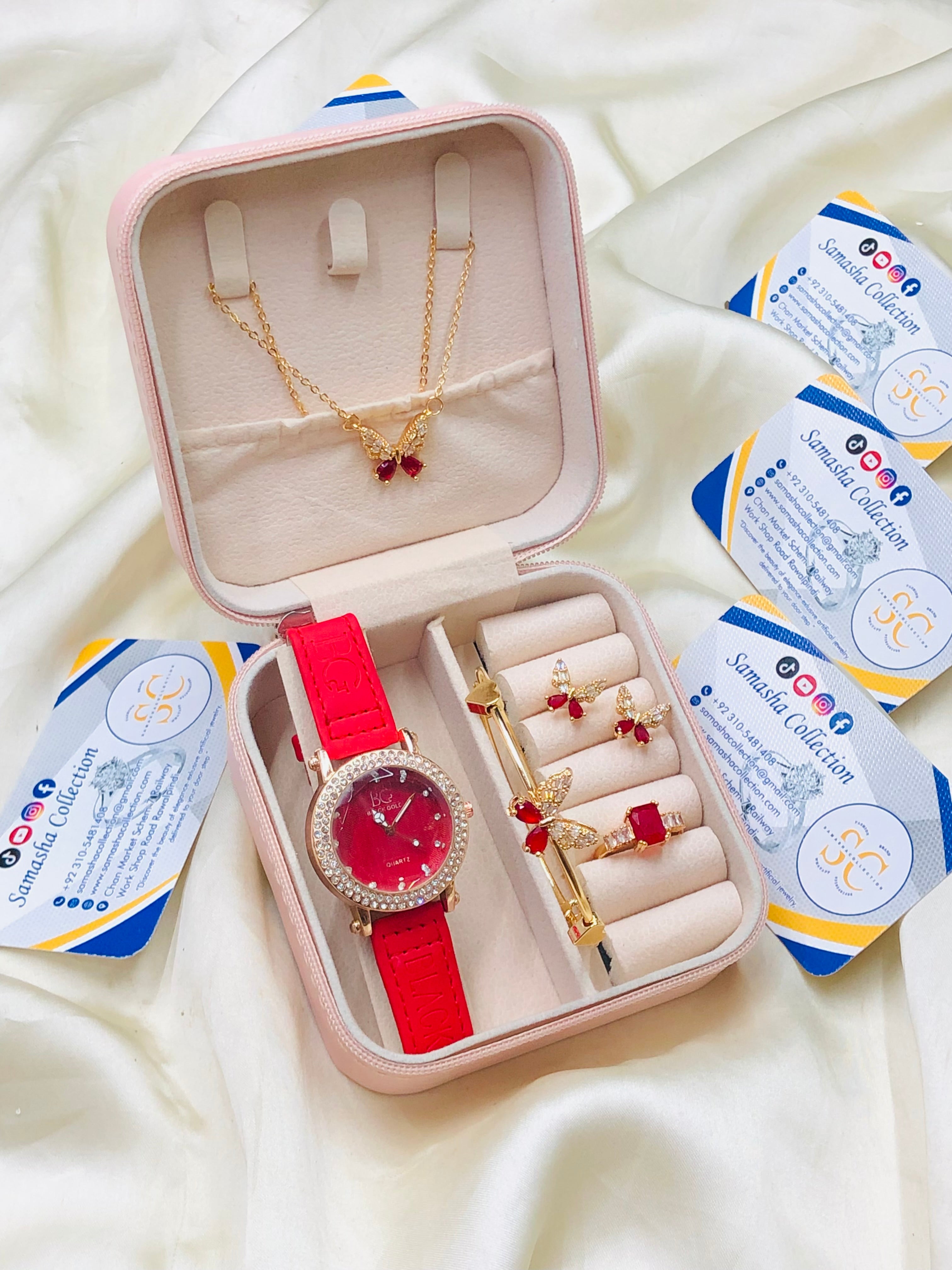 Jewellery and Watch Deal Box With Jewellery Organizer Box