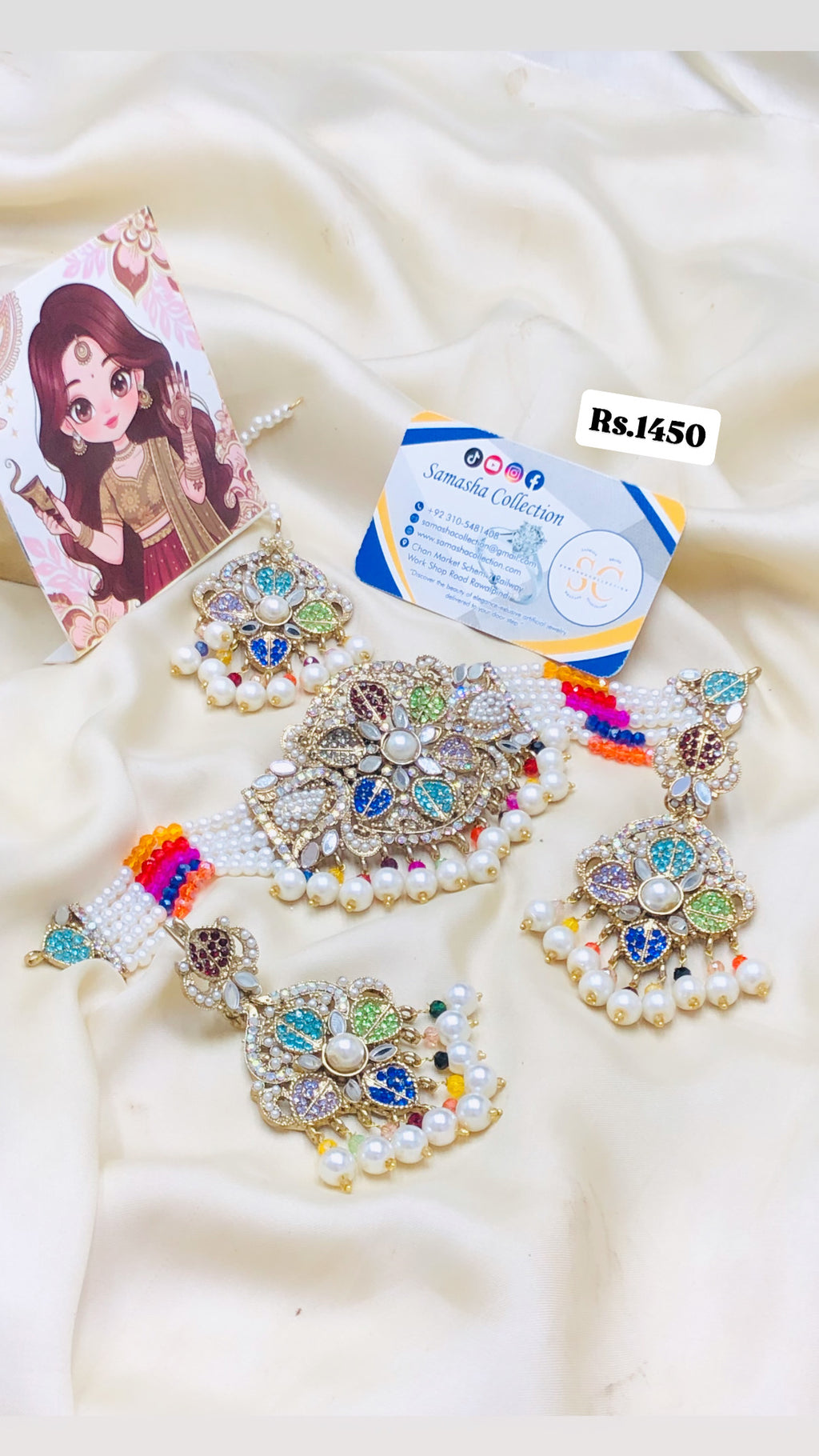 Choker Necklace Set
