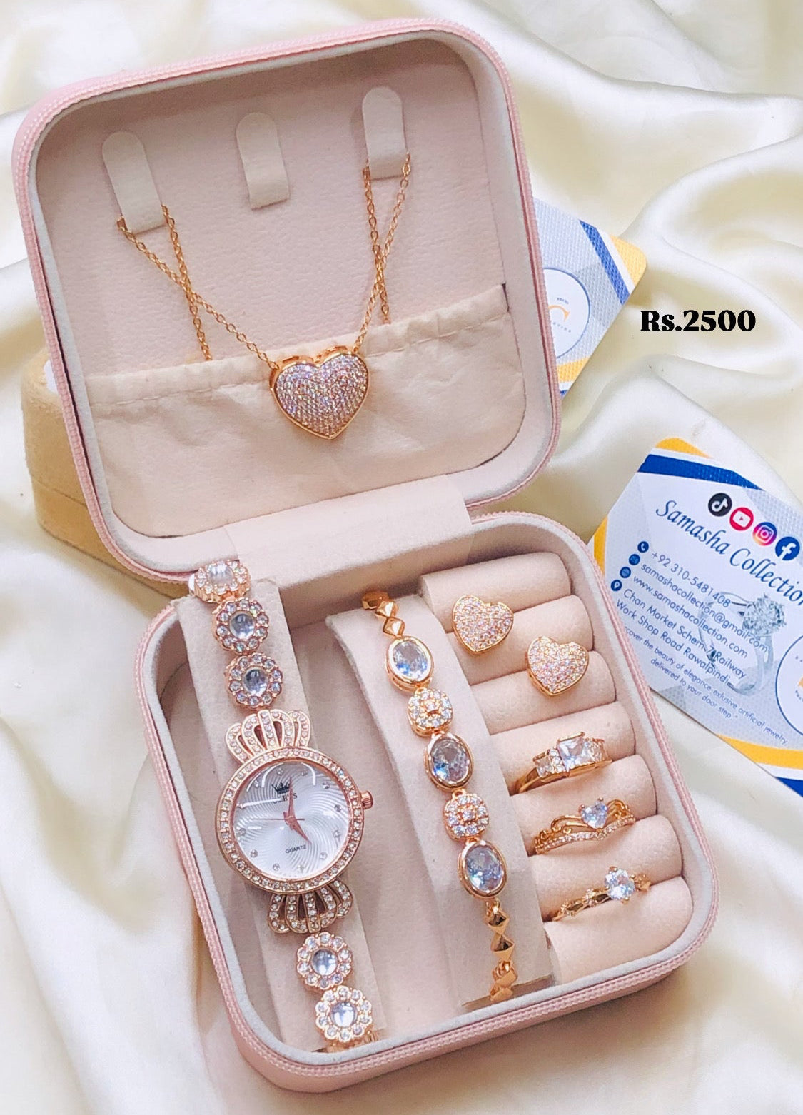 1 karat Jewellery and Watch Deal Box With Jewellery Organizer Box