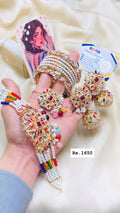 Multi Choker Set With Bangles