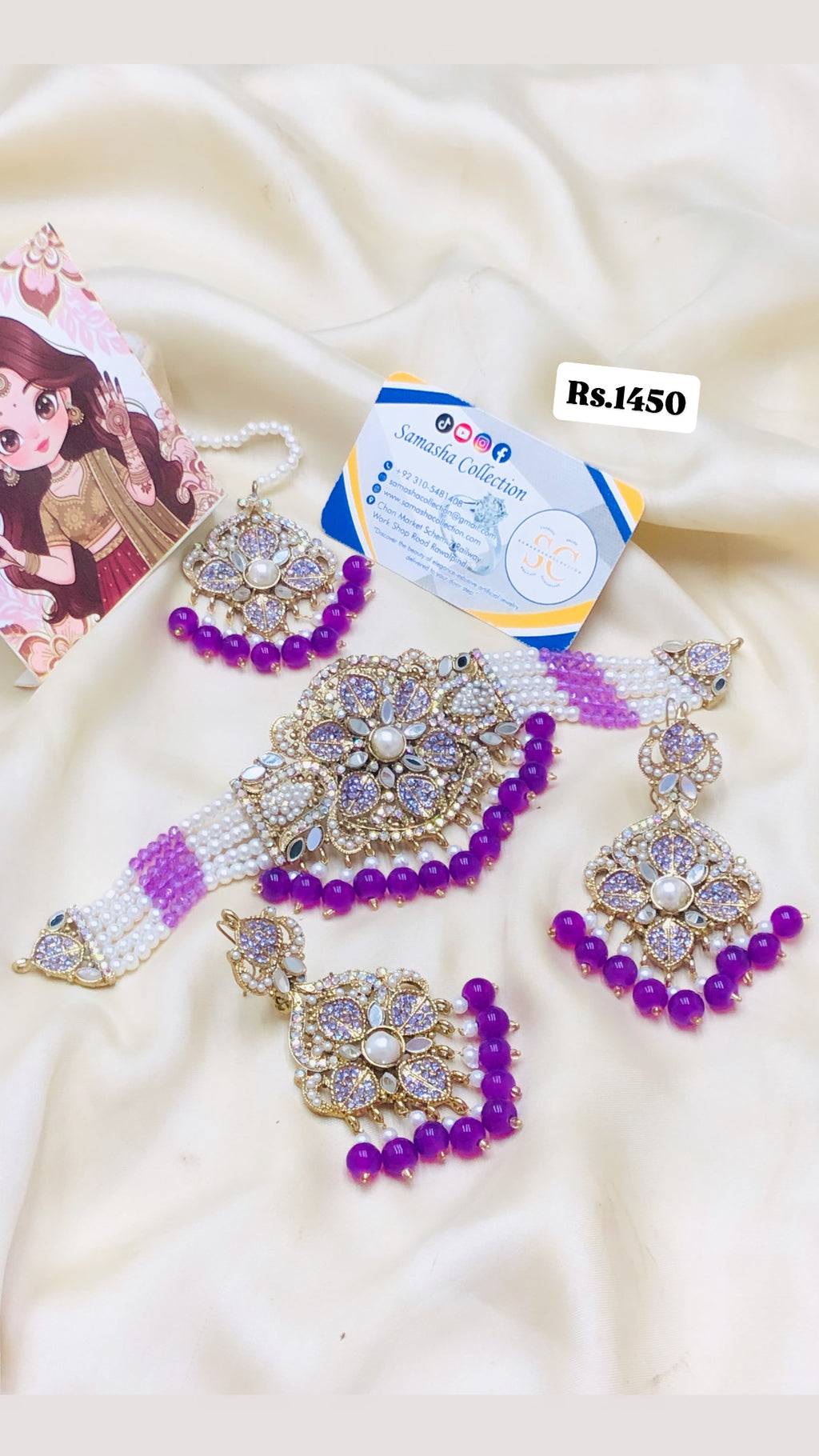 Choker Necklace Set