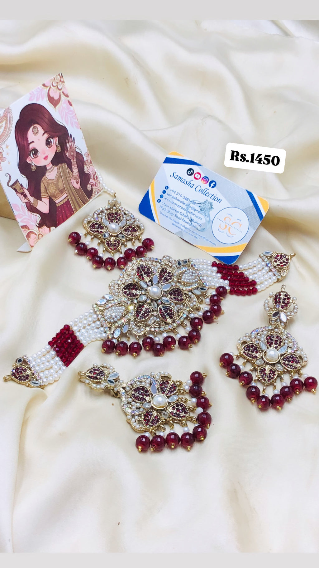 Choker Necklace Set