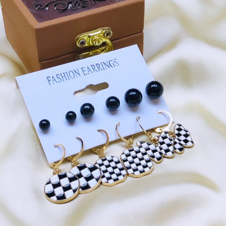Beautiful Western black funky earrings Earrings & Studs